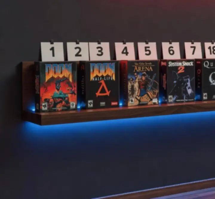 Étagère de jeux PC classiques sélectionnés par des experts.